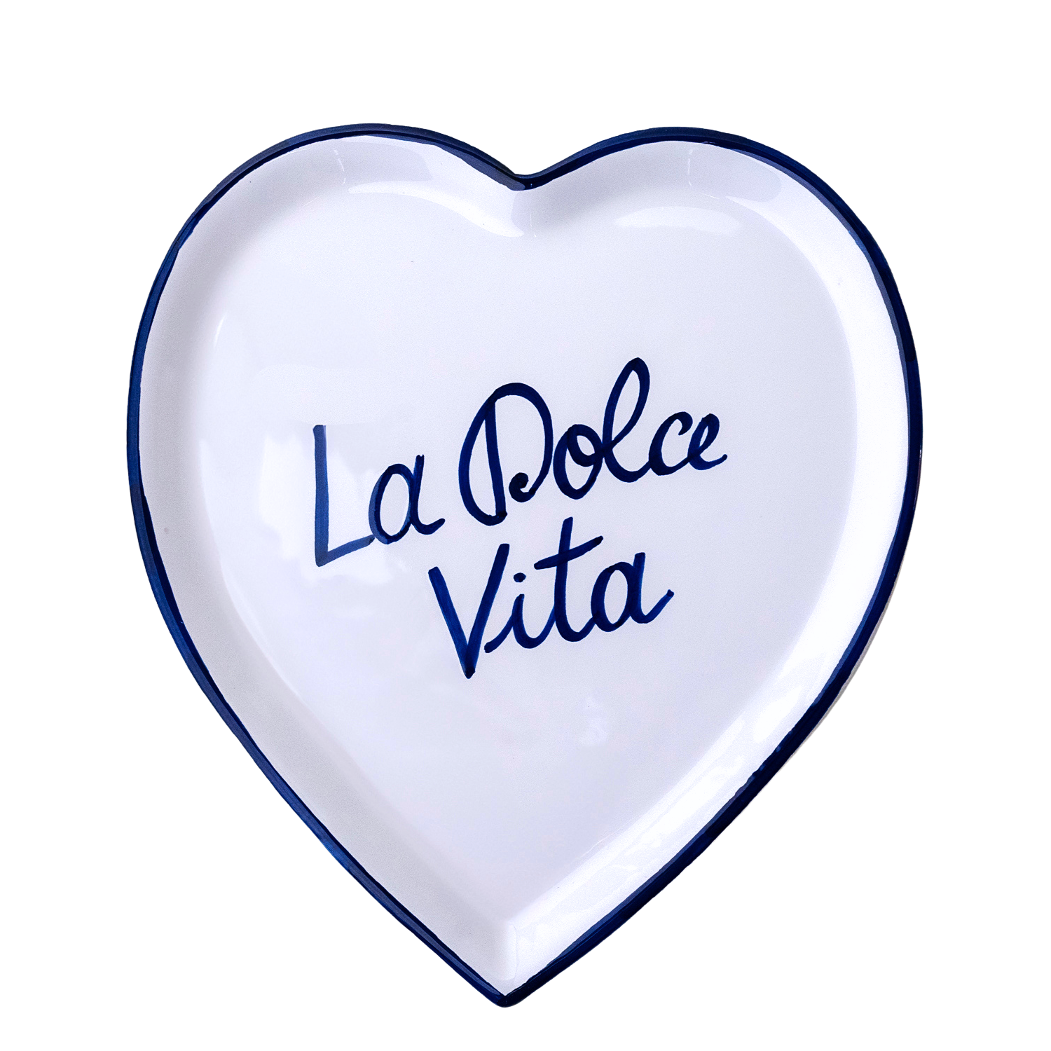 Assiette coeur La Dolce Vita 22 cm