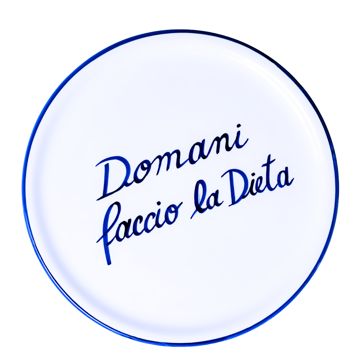 Assiette Pizza Domani faccio la dieta