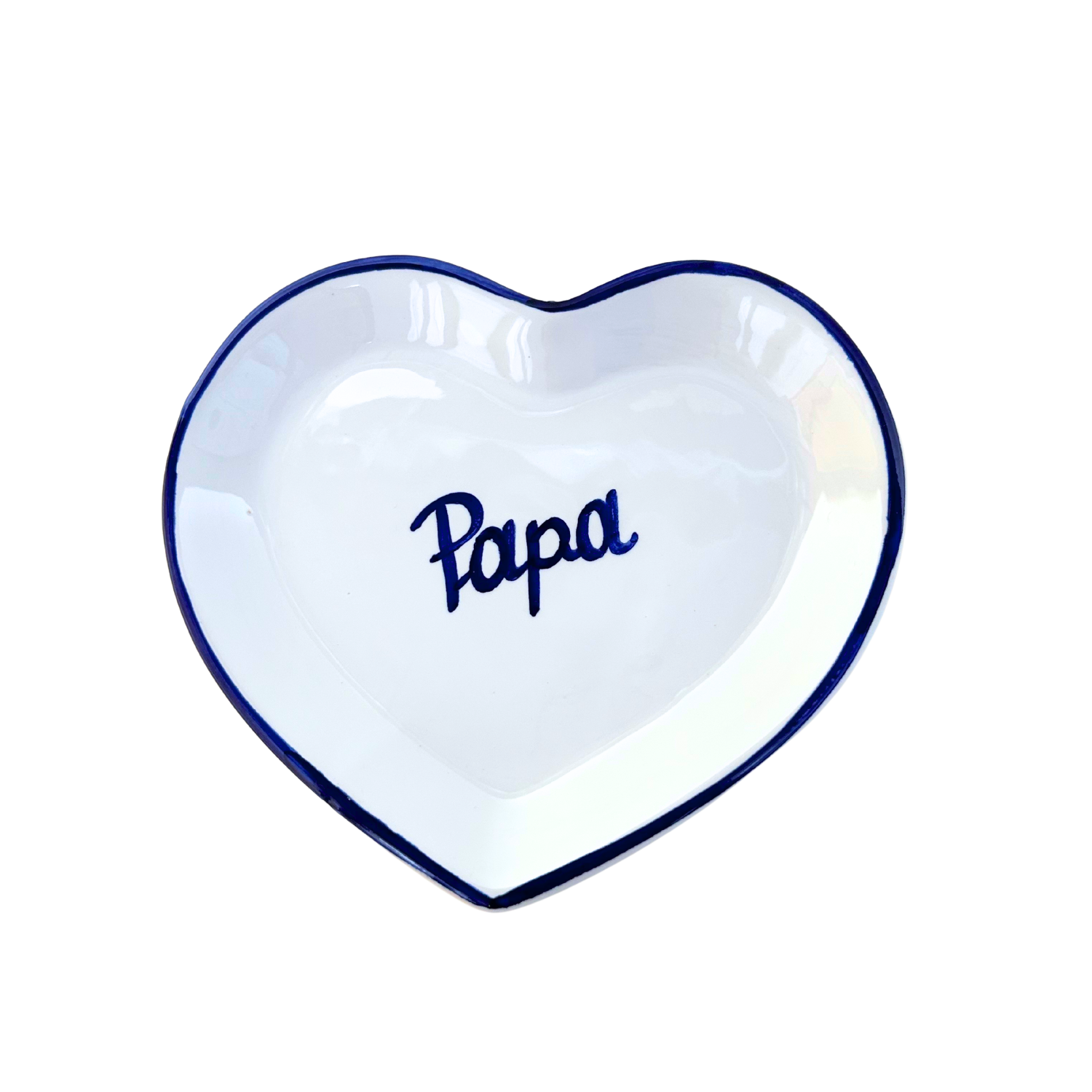 Petite Assiette coeur Papa