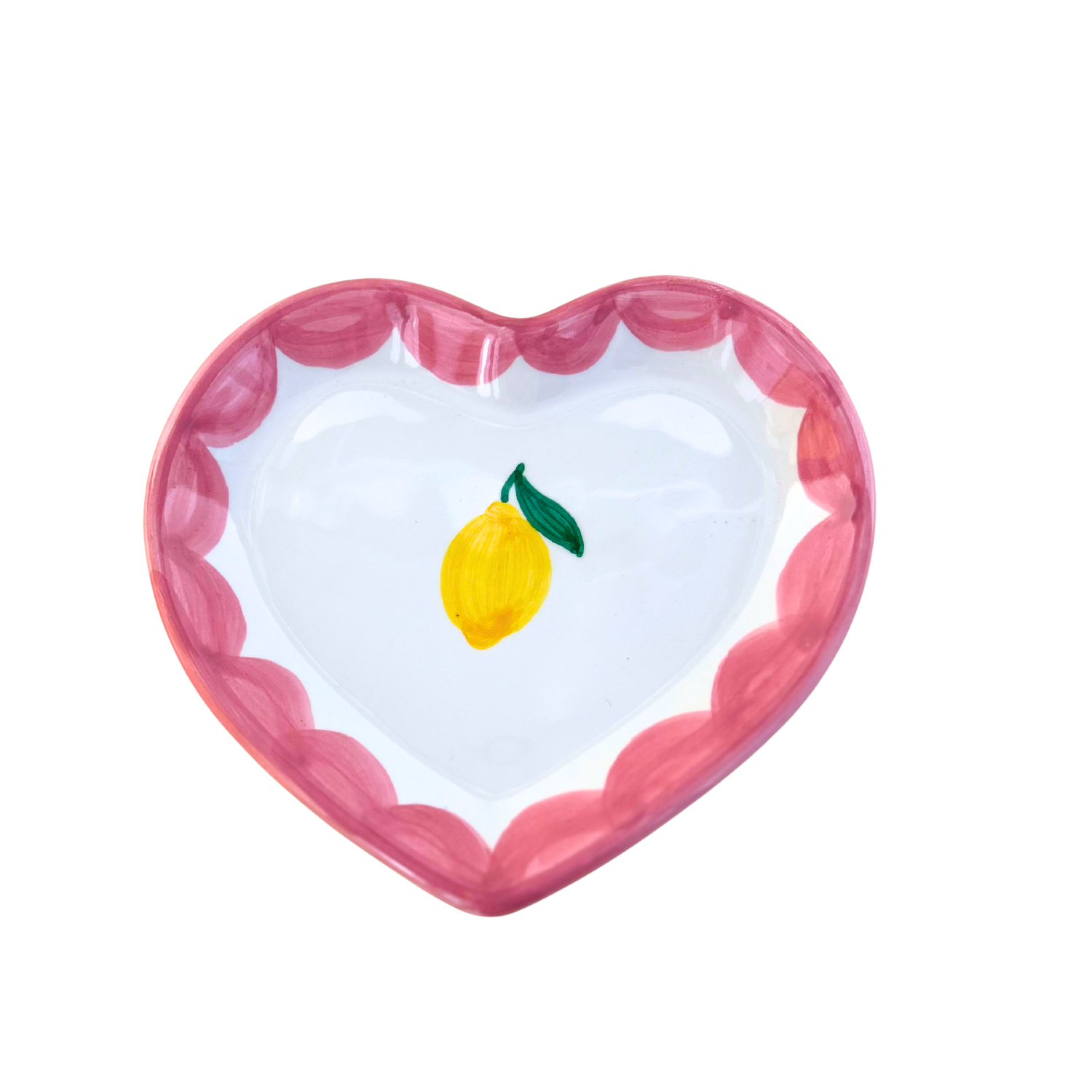 Petite Assiette coeur Sorrento rose