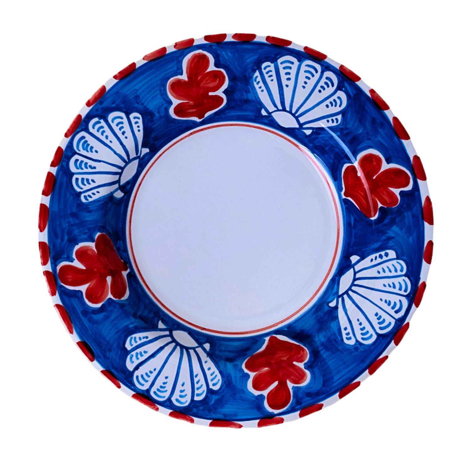 Assiette creuse Positano coquillage