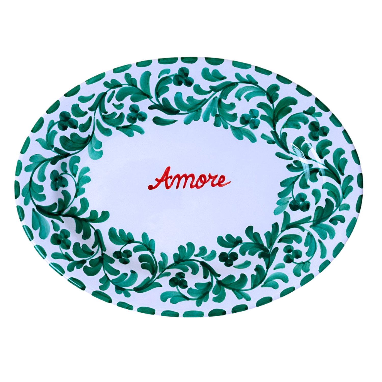 Plat de service ovale Toscana Amore