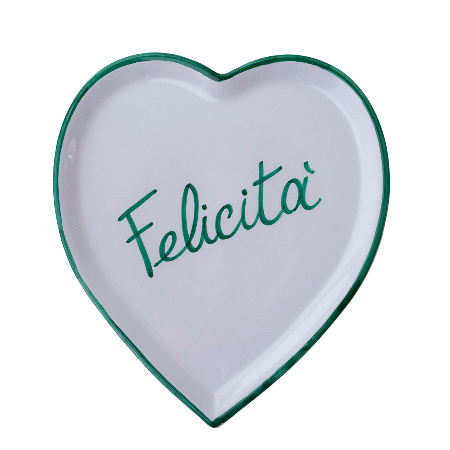 Assiette coeur Felicità