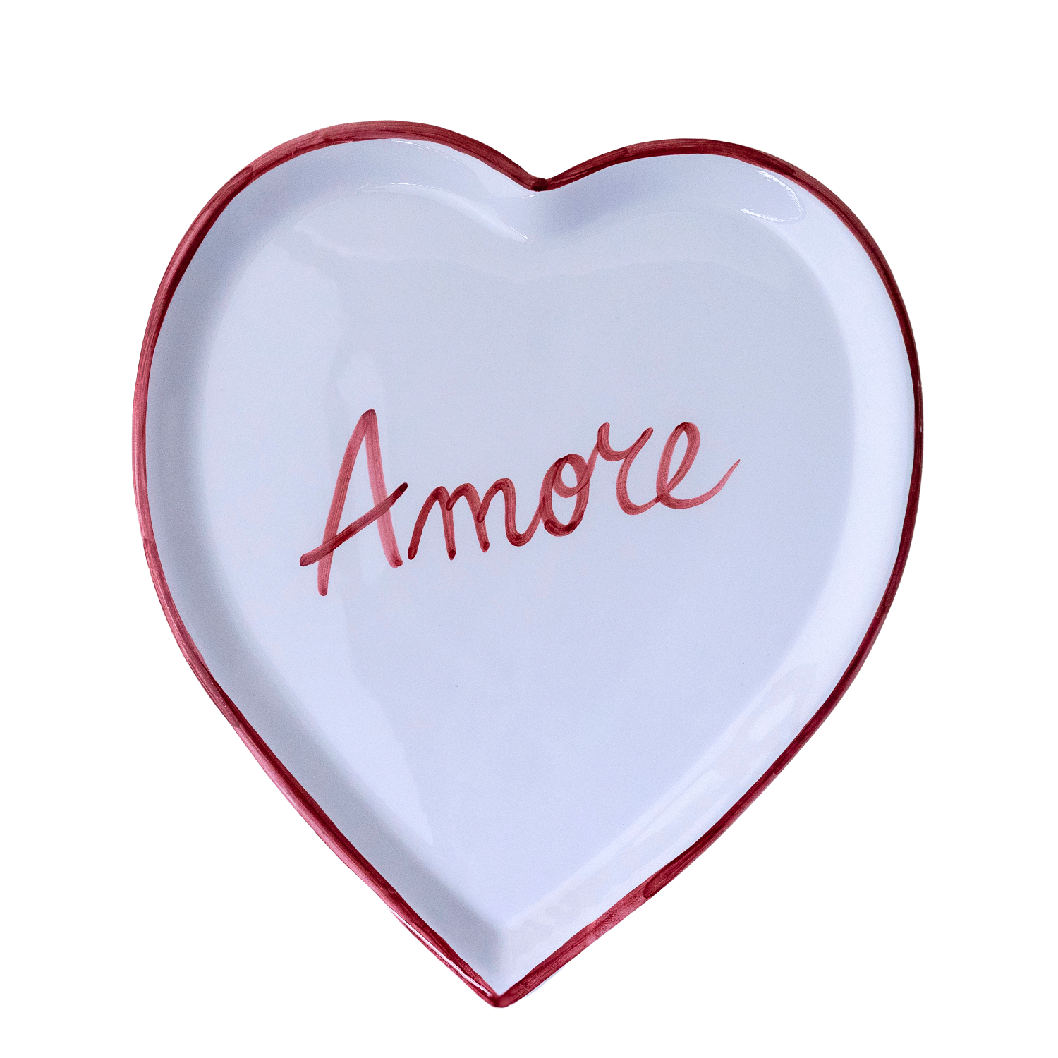 Assiette coeur Amore