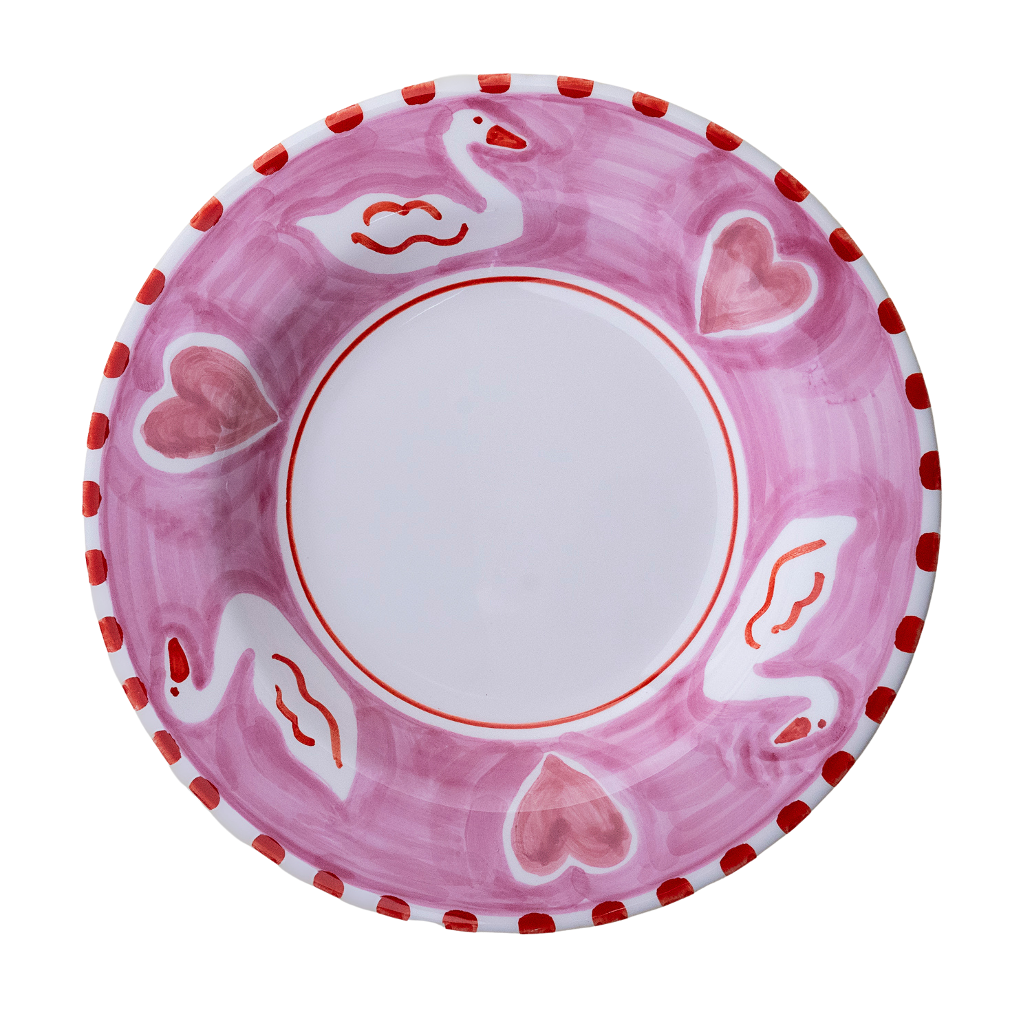 Assiette creuse Positano Cigno