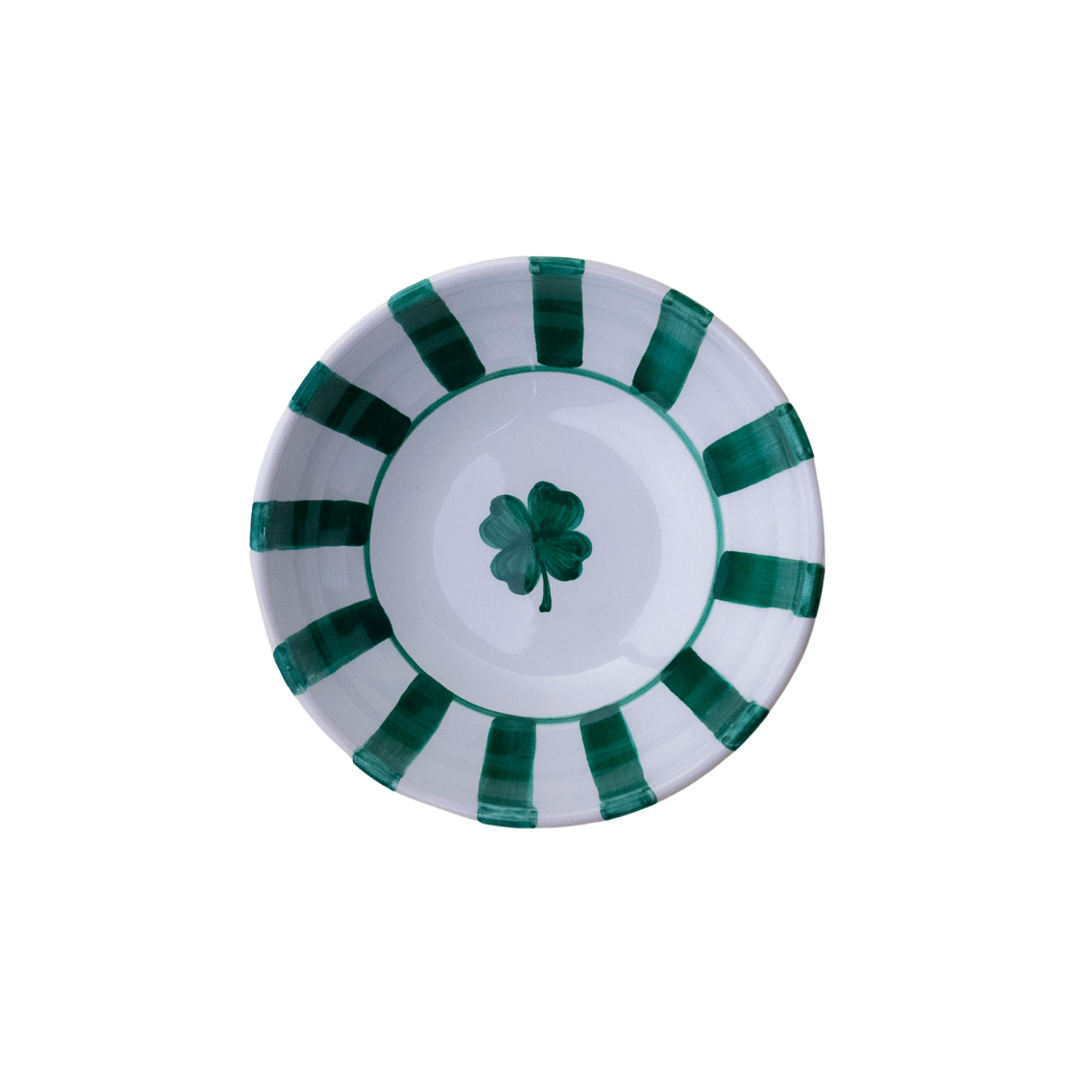 Bol Quadrifoglio rayure verte