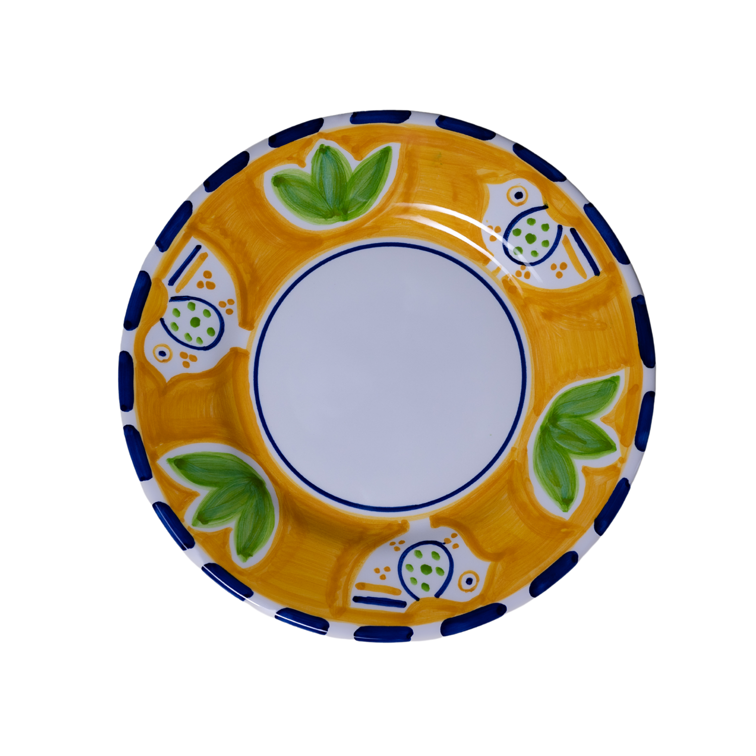 Moyenne assiette Positano Poule jaune 20 cm