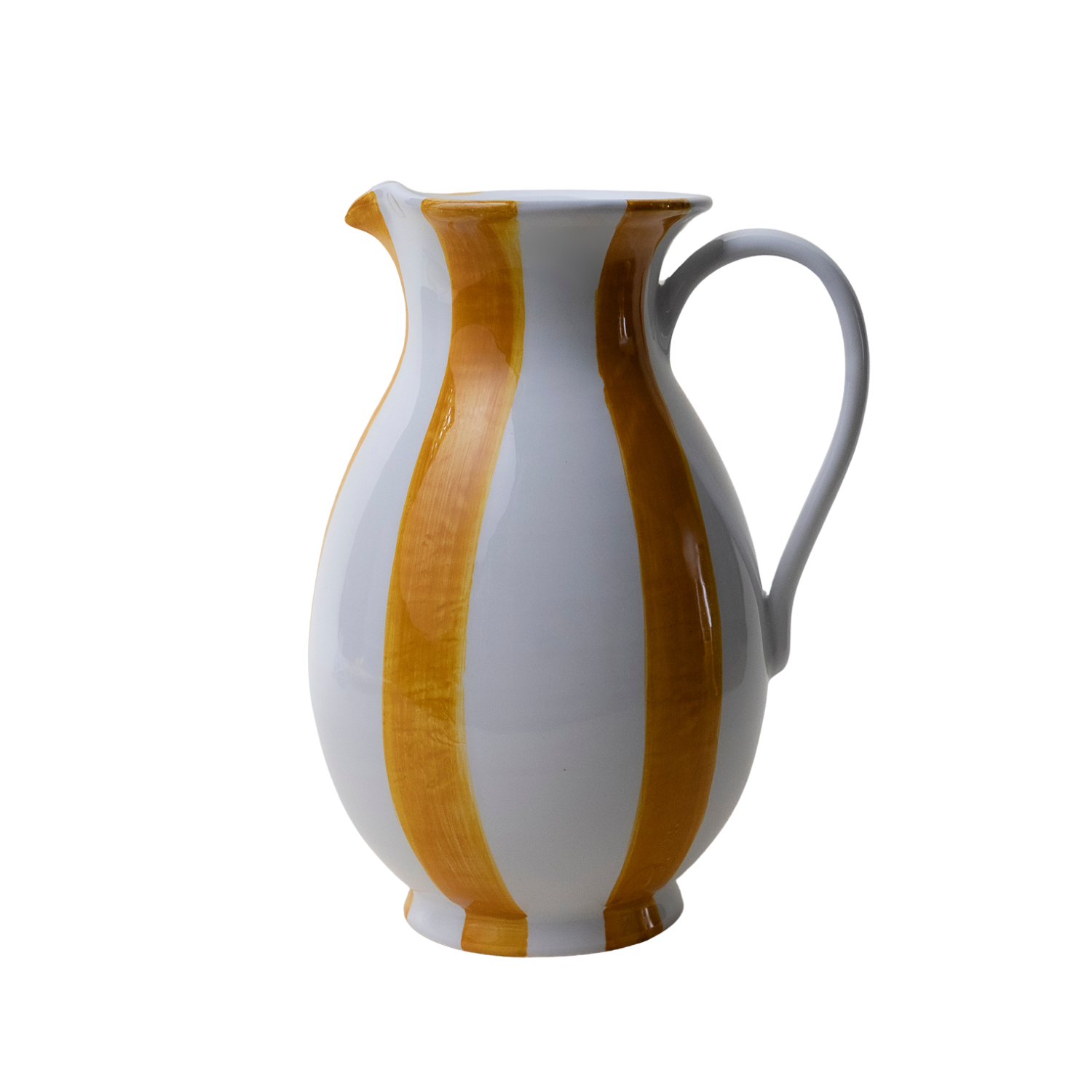 Carafe Amalfi Rayure ocre