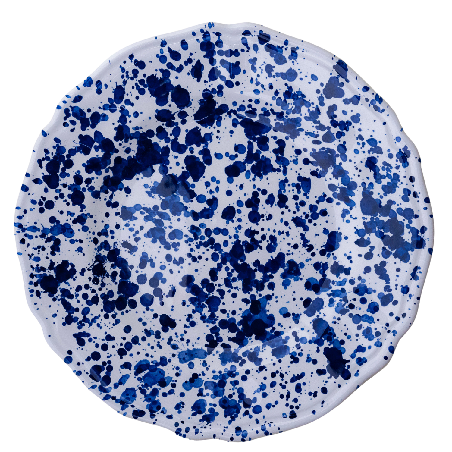 Grande assiette Ostuni bleue