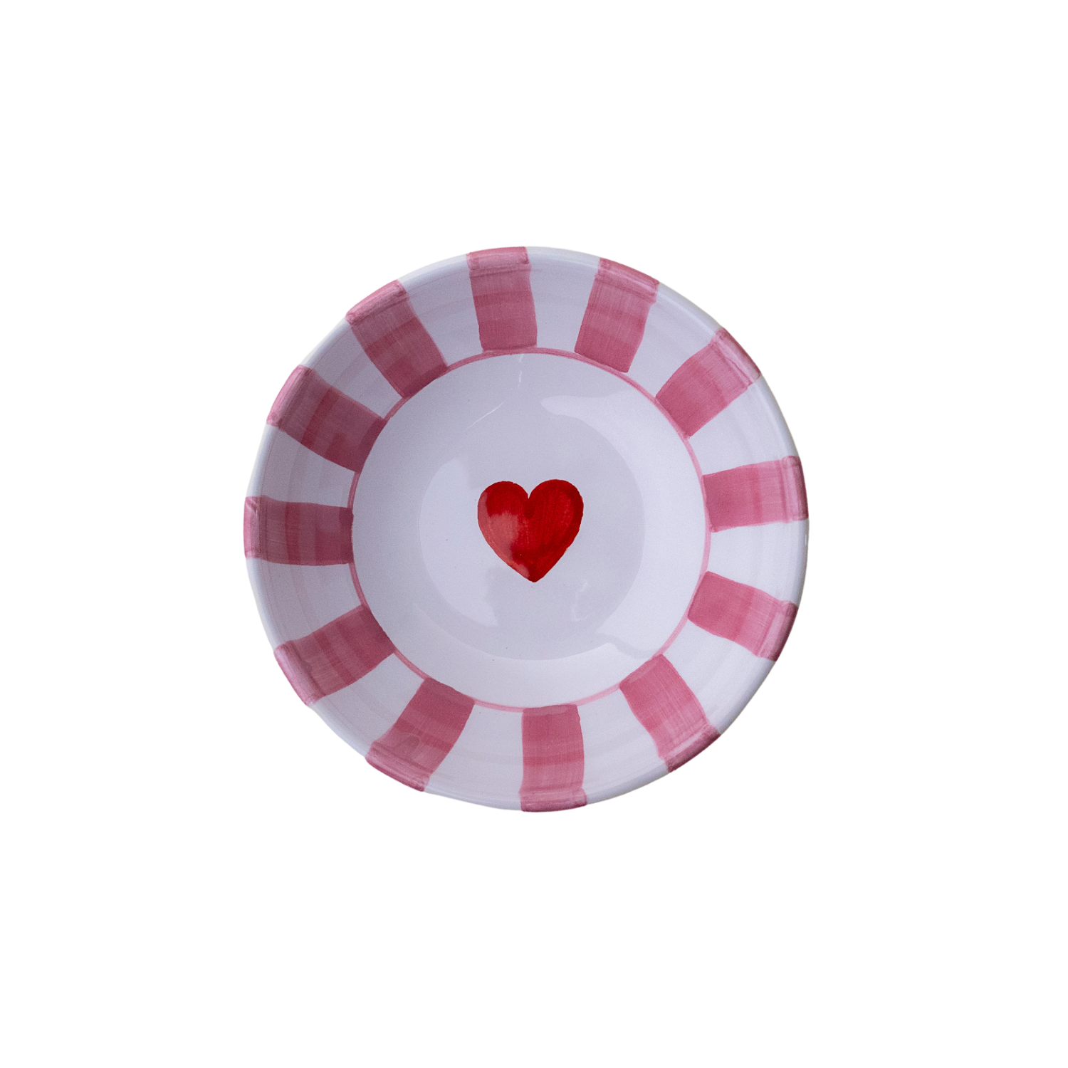 Bol Cuore rayure rose