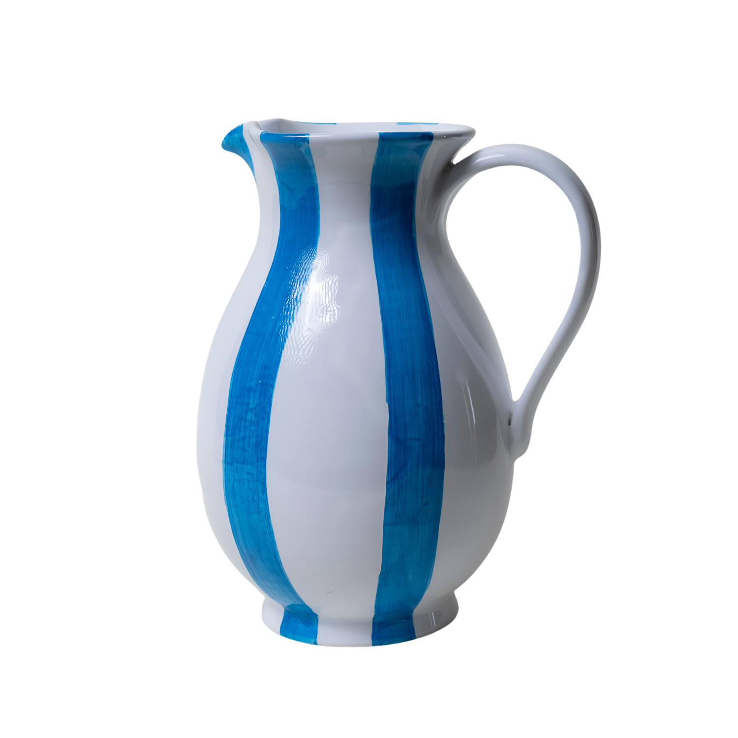 Carafe Amalfi Rayure bleu clair