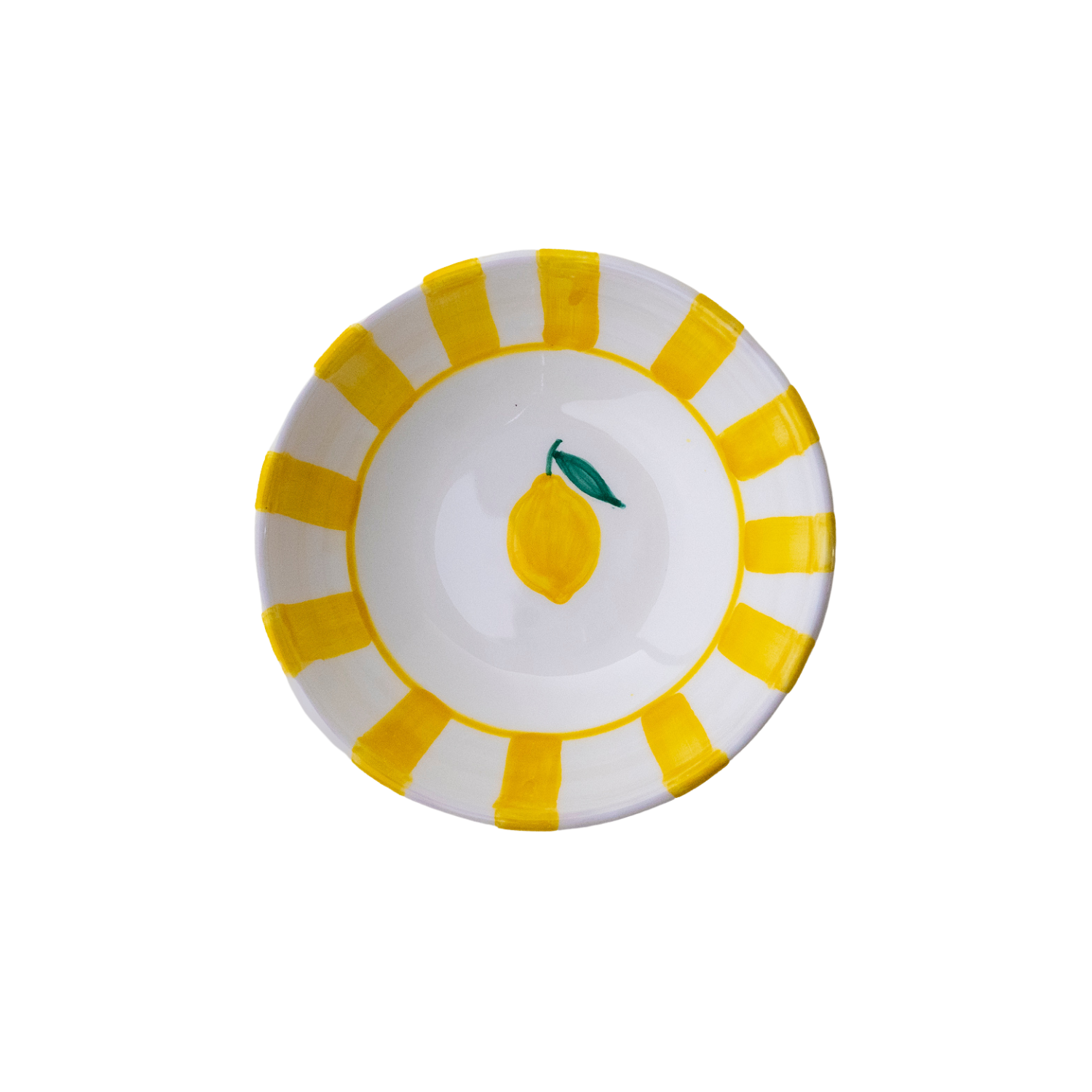 Bol Sorrento Limone rayure jaune