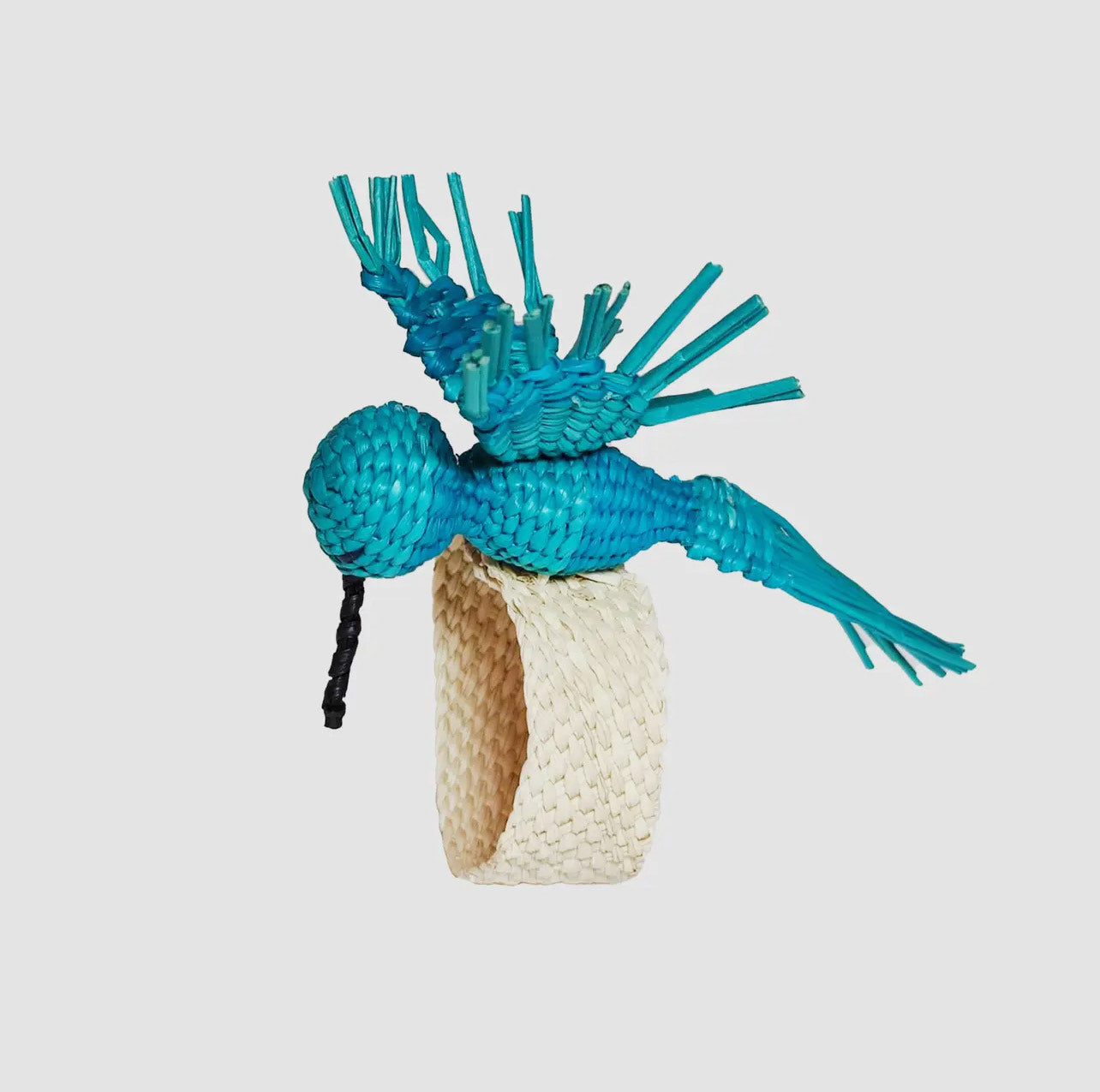Rond de serviette Oiseau bleu