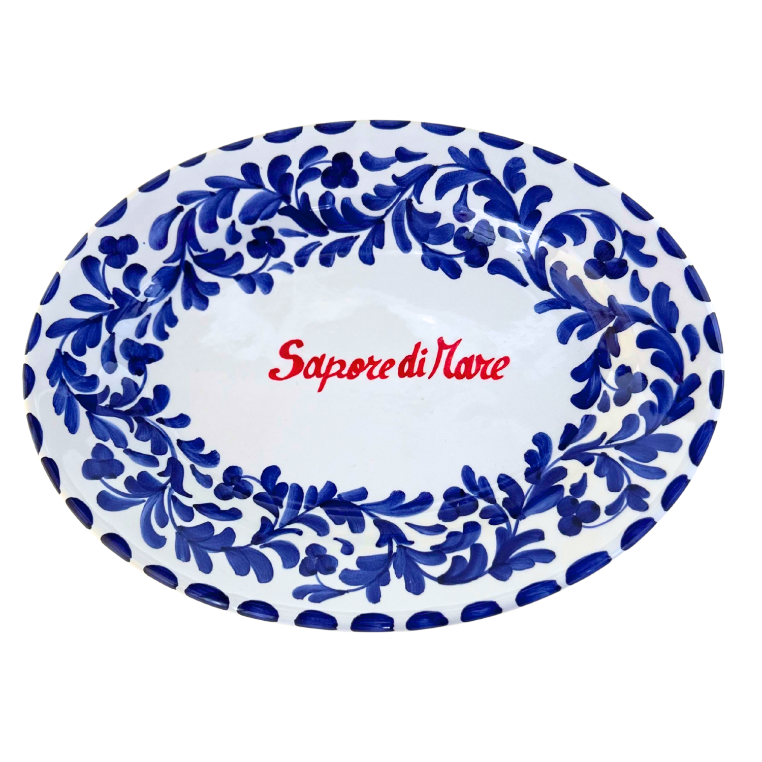 Plat de service ovale Toscana Sapore di Mare