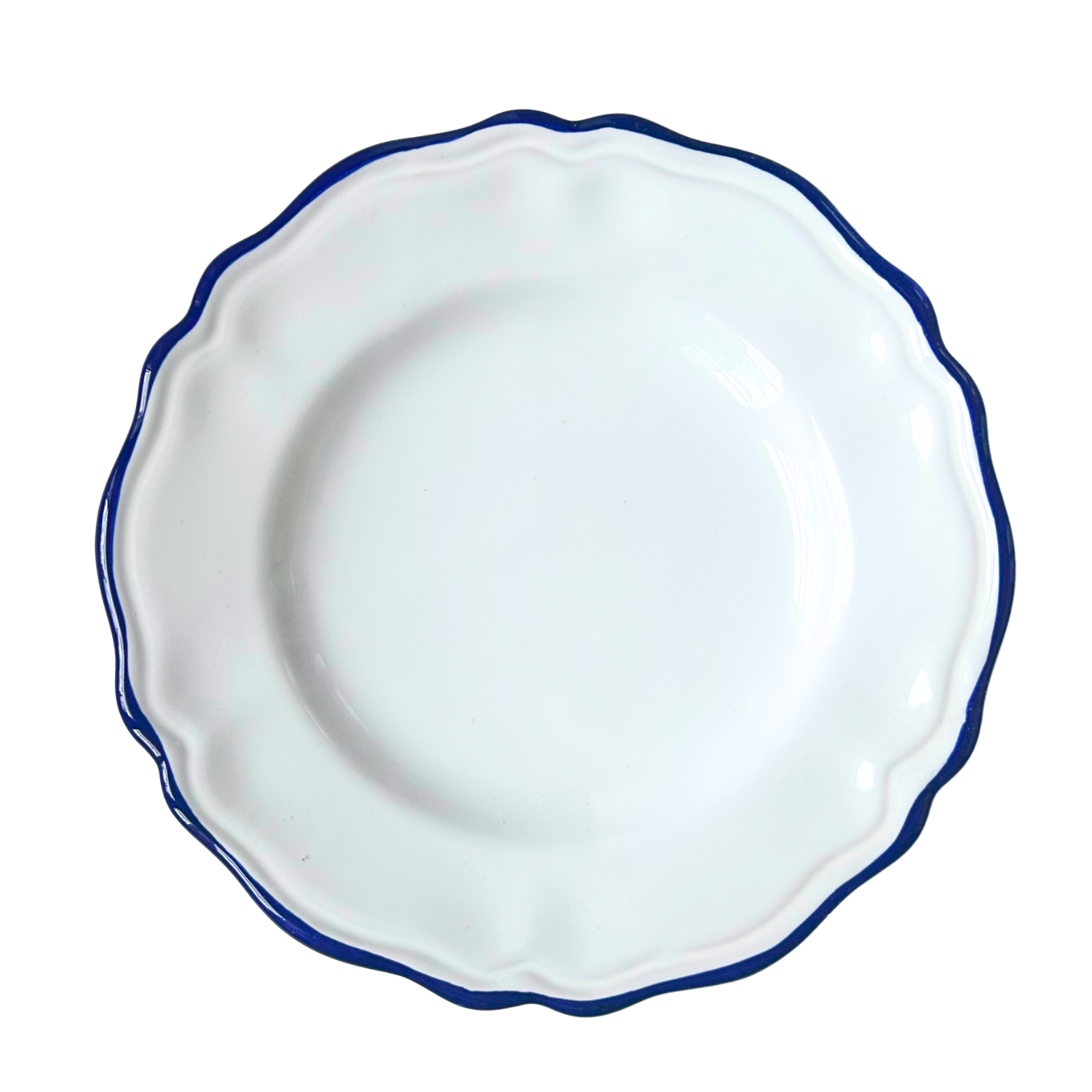 Grande assiette Ostuni bleue