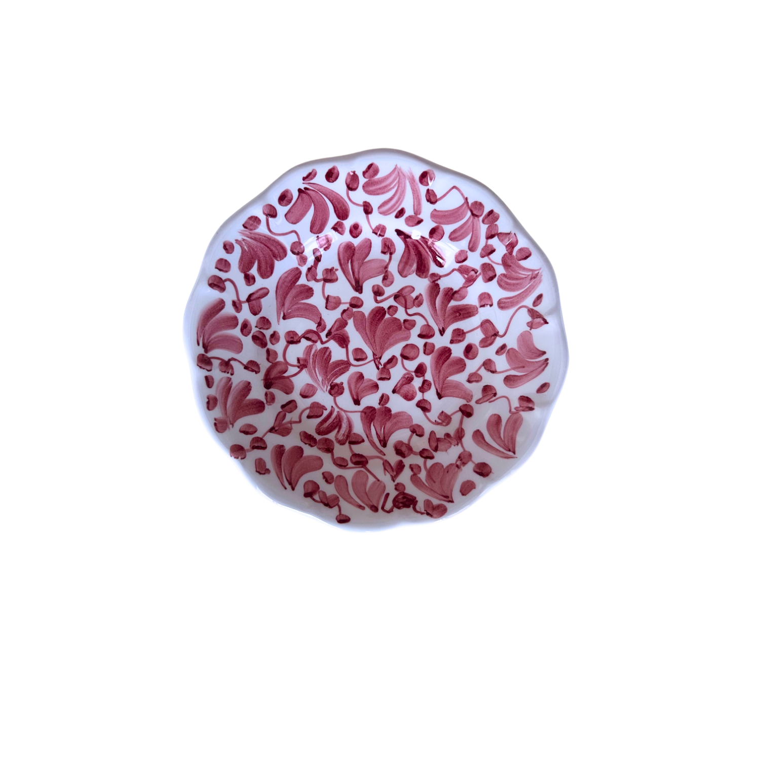 Petite assiette 16 cm Ravello bordeaux