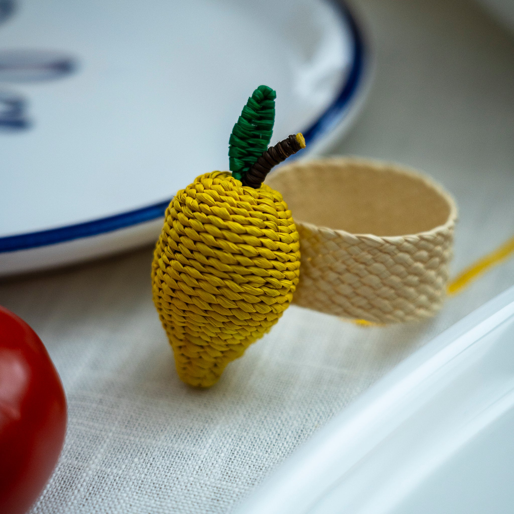 Rond de serviette citron