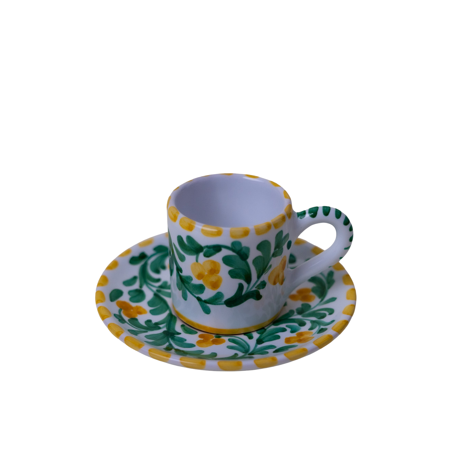 Set de 4 tasses à café  et ses soucoupes TOSCANA
