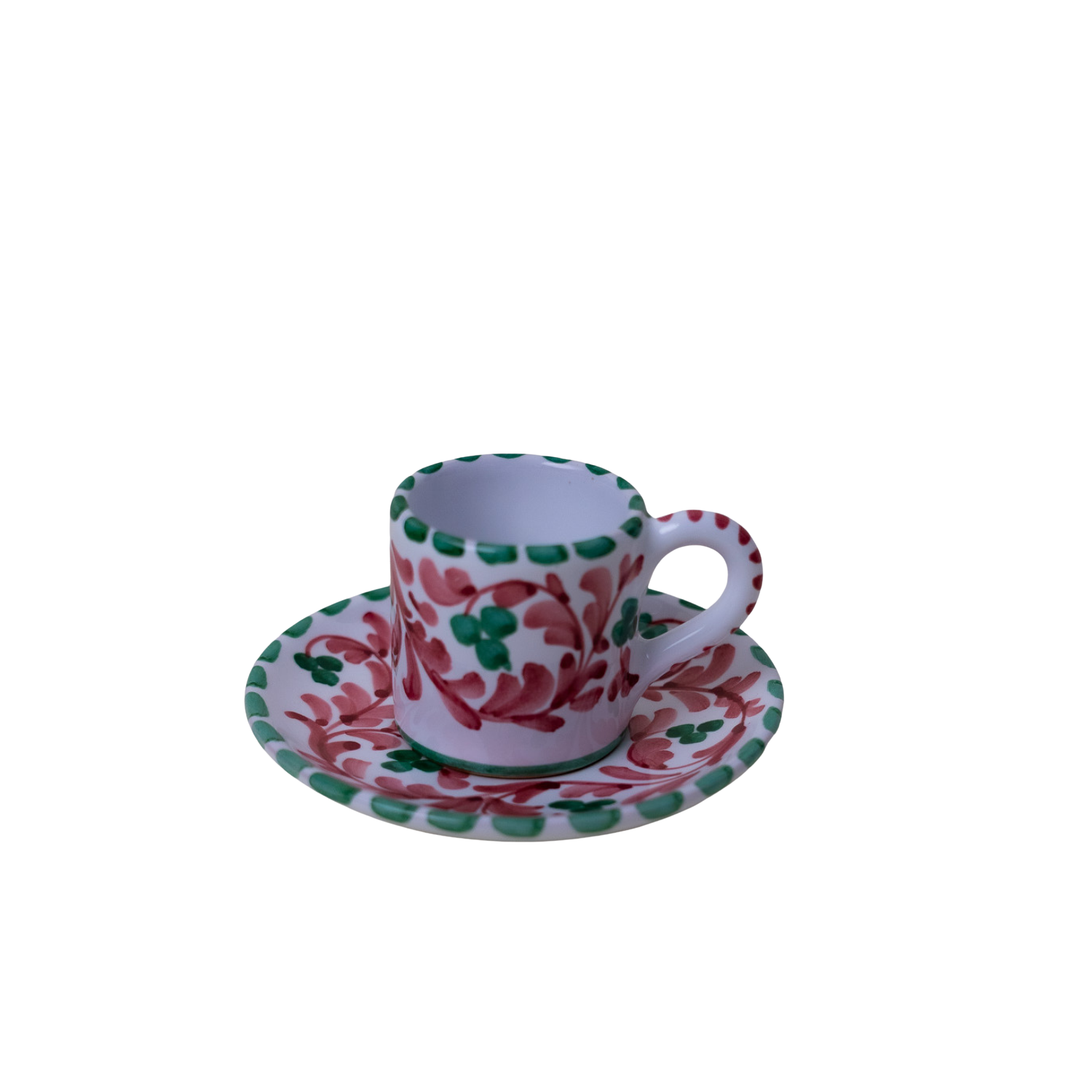 Set de 4 tasses à café  et ses soucoupes TOSCANA