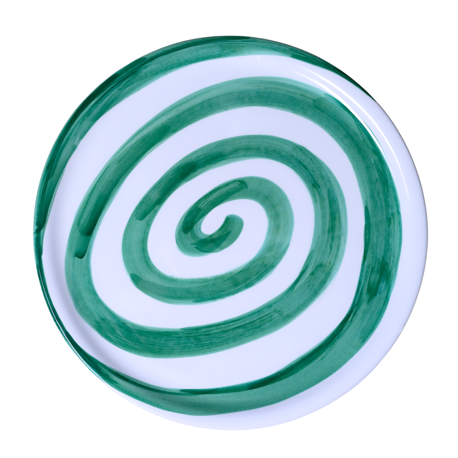 Assiette Pizza spirali verte