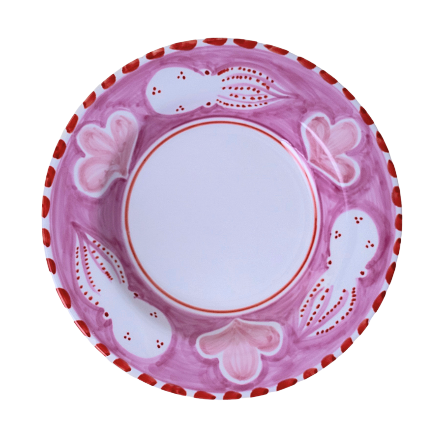 Assiette creuse Positano Poulpe