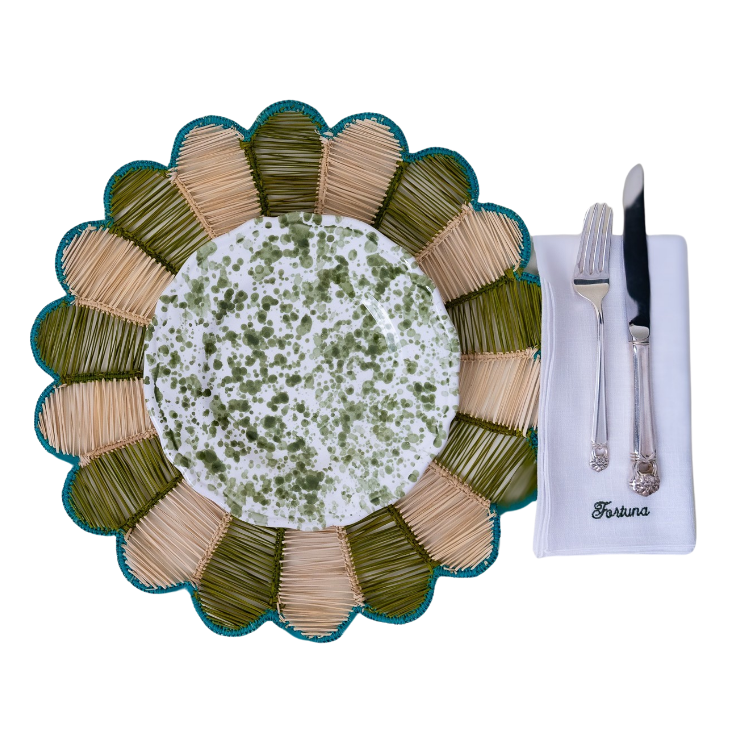Set de table Margherita verte